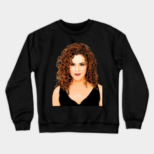 Bernadette Peters Cartoonish Crewneck Sweatshirt